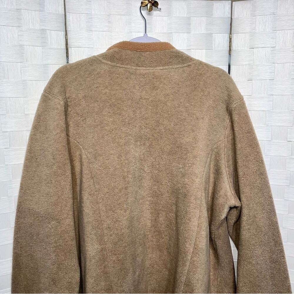 Disney Parks Disneyland Resort Women’s Fleece Beige Full Zip Sweatshirt Size 2X - Picture 5 of 13